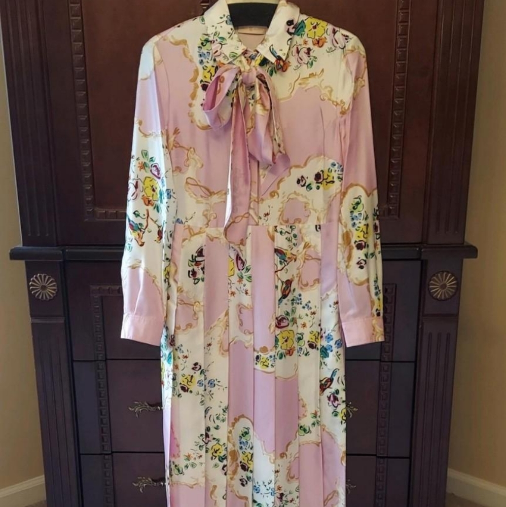 Tory Burch dress size 2 new with tags pink floral